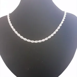 Flätad silverlänk 1701