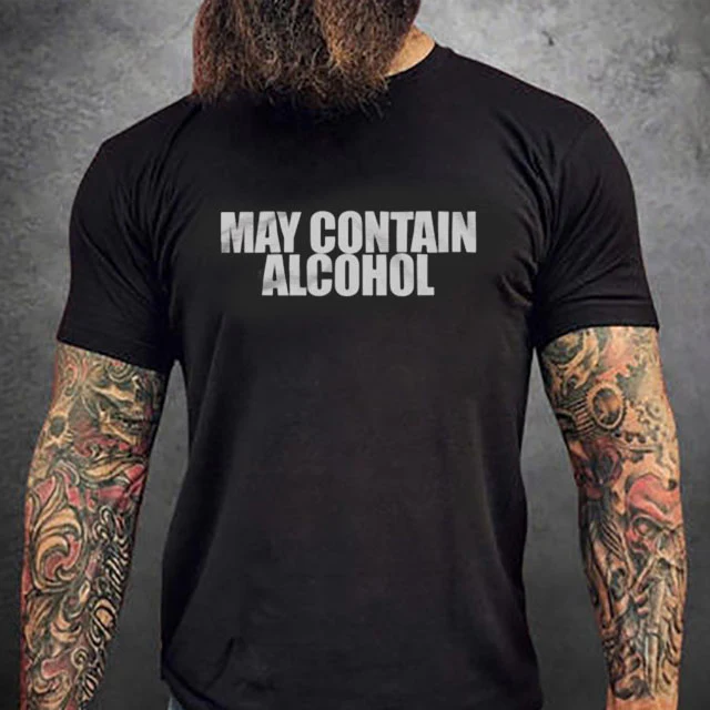 Alcohol rundhalsad t-shirt 5406 - Bild 2