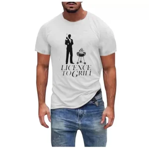 Licence to grill  t-shirt 5443