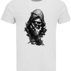 Skull vit T-shirt 5768
