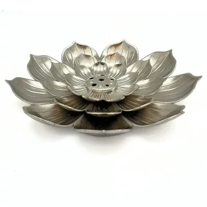 Rökelsehållare Lotus Silver