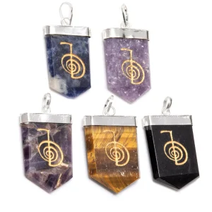 Cho Ku Rei Reiki Symbol på kristallspets
