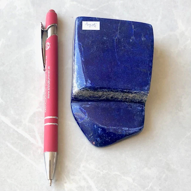 Lapis lazuli AAA handslipad XL nr 4 - Bild 3