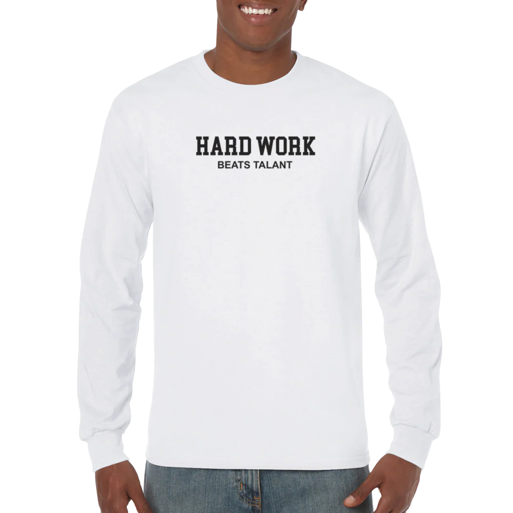Hard work långärmad t-shirt 5521 - Bild 6