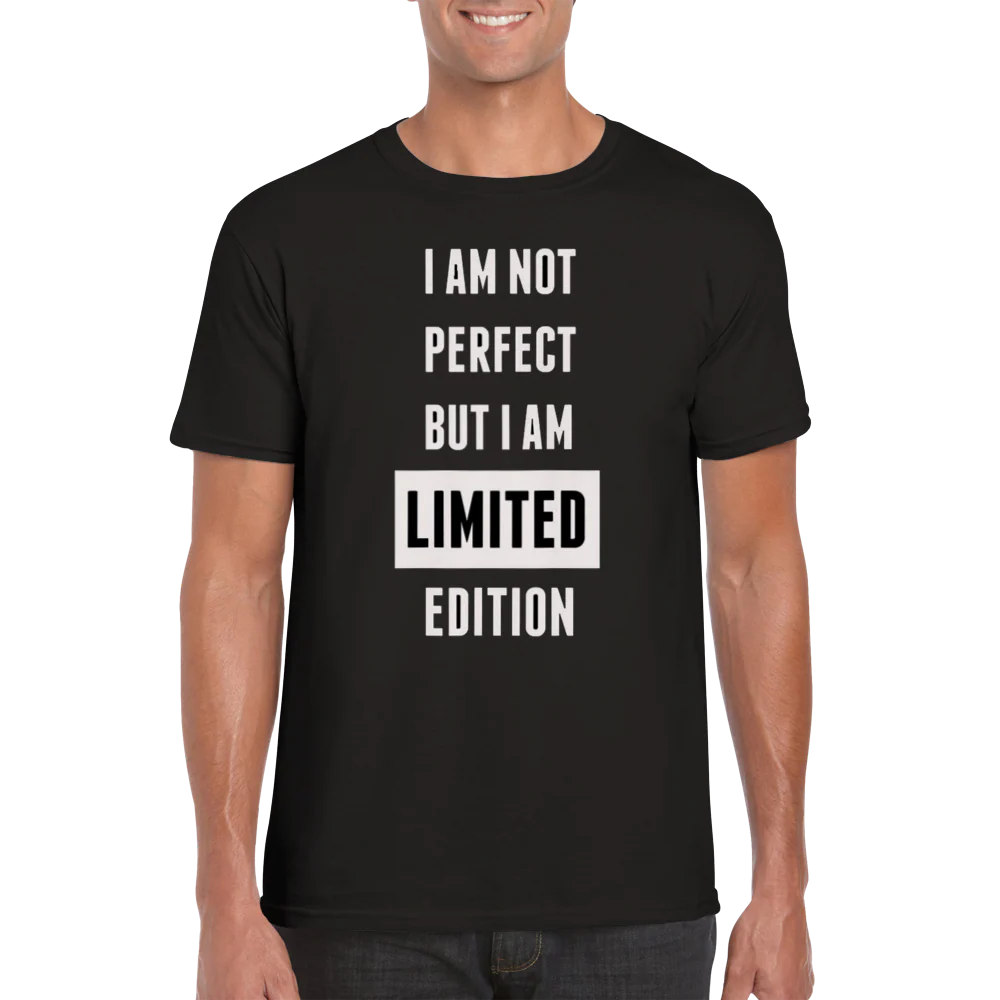 Limited Black rundhalsad t-shirt 5444 - Bild 7
