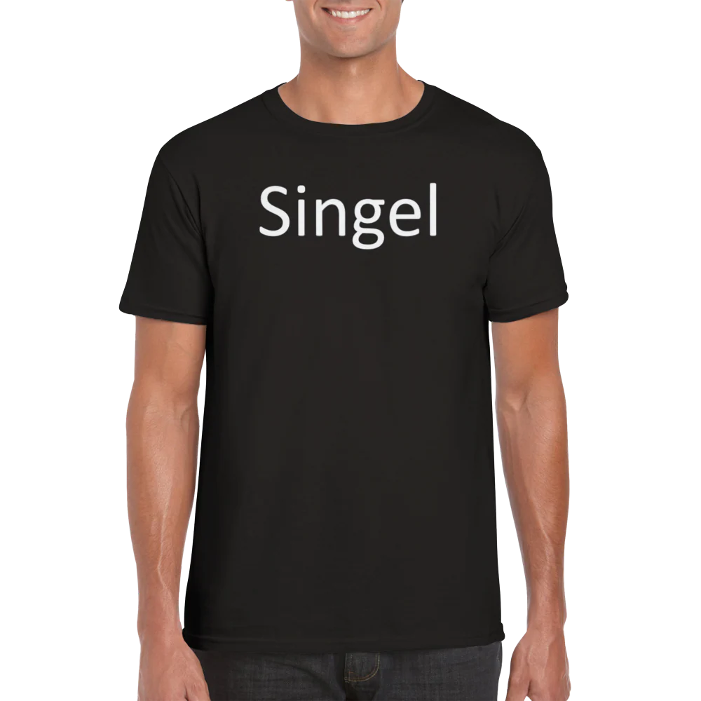 Singel rundhalsad t-shirt 5042 - Bild 6