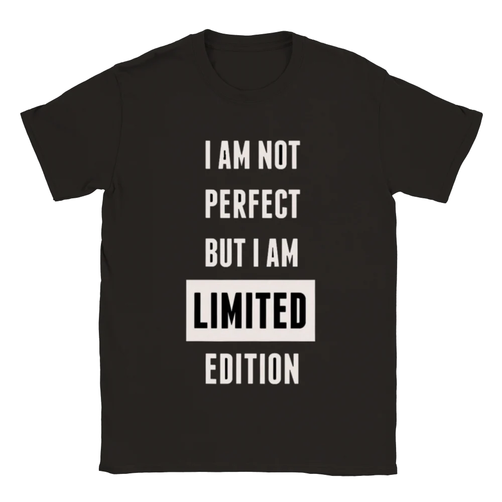 Limited Black rundhalsad t-shirt 5444 - Bild 3