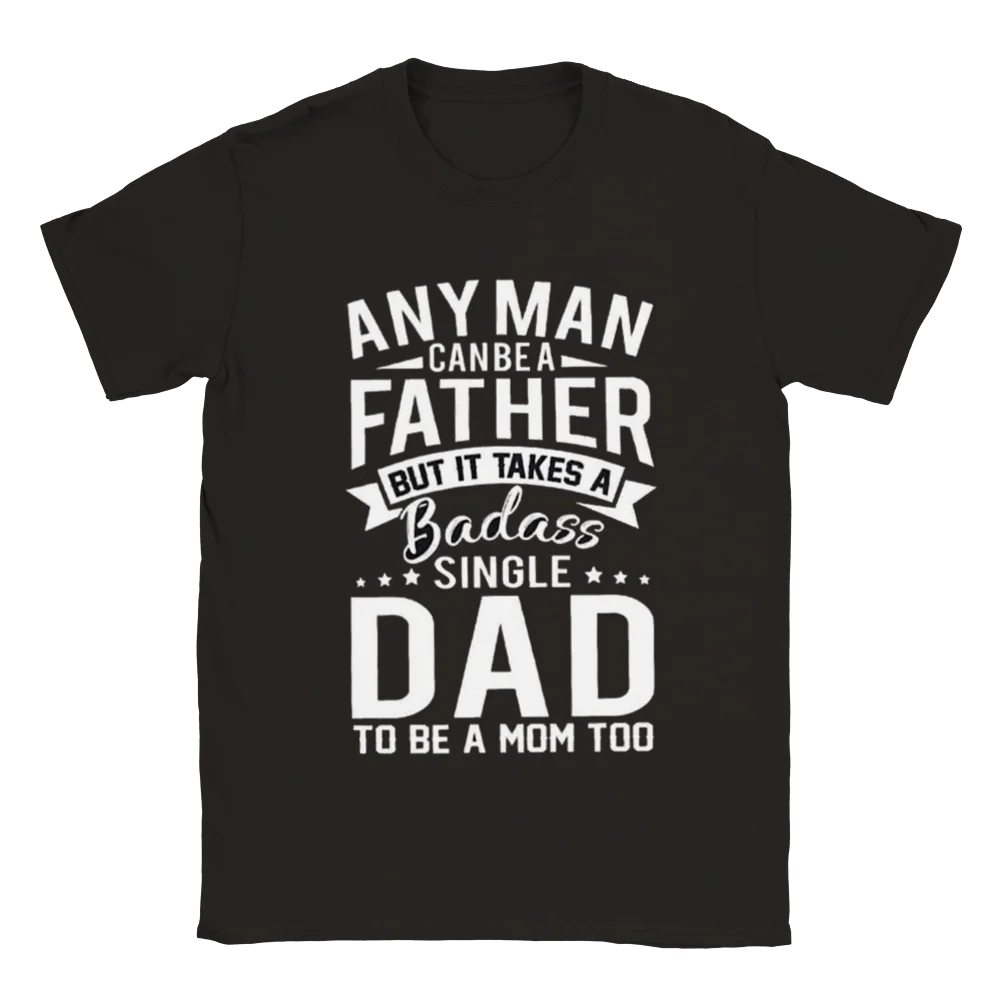 Singel Dad t-shirt 5659 - Bild 3